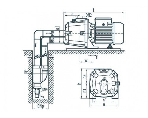 Поверхневий насос DP370A "NPO"