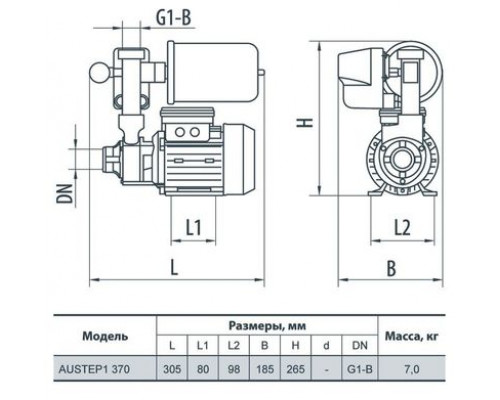 Насосна станція AUSTEP1 370 "rudes"