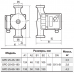 Циркуляційний насос GPD25-6S-180 "Sprut" + комплект гайок