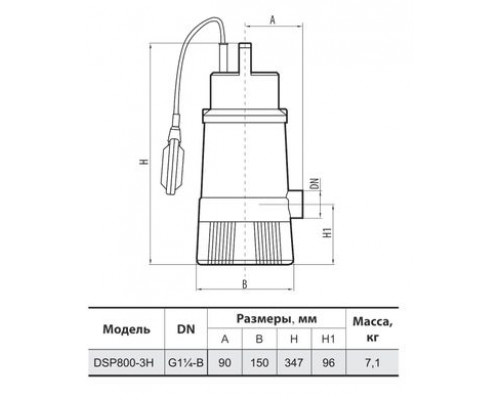 Колодязний насос DSP800-3H "NPO"