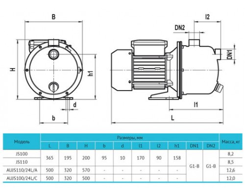 Станція в комплекті JS 100/24L "rudes" Станція в комплекті JS 100/24L "rudes"
