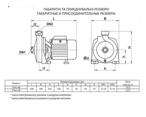Поверхневий насос CPm146 "rudes"