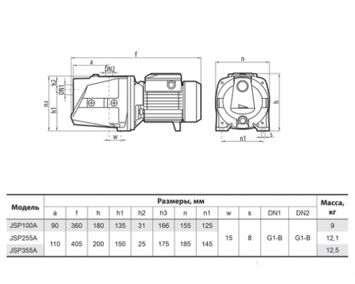 Поверхневий насос JSP355A "Sprut"