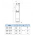 Свердловинний насос 75SWS 3-65-1,1 (кабель 2м, муфта) "NPO"