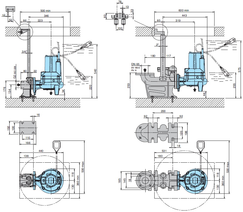 Submersible Dirty Water Pumps GM50